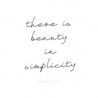 Simplicity